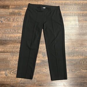 Cathy Daniel’s Large Black Pleated Stretch Slacks